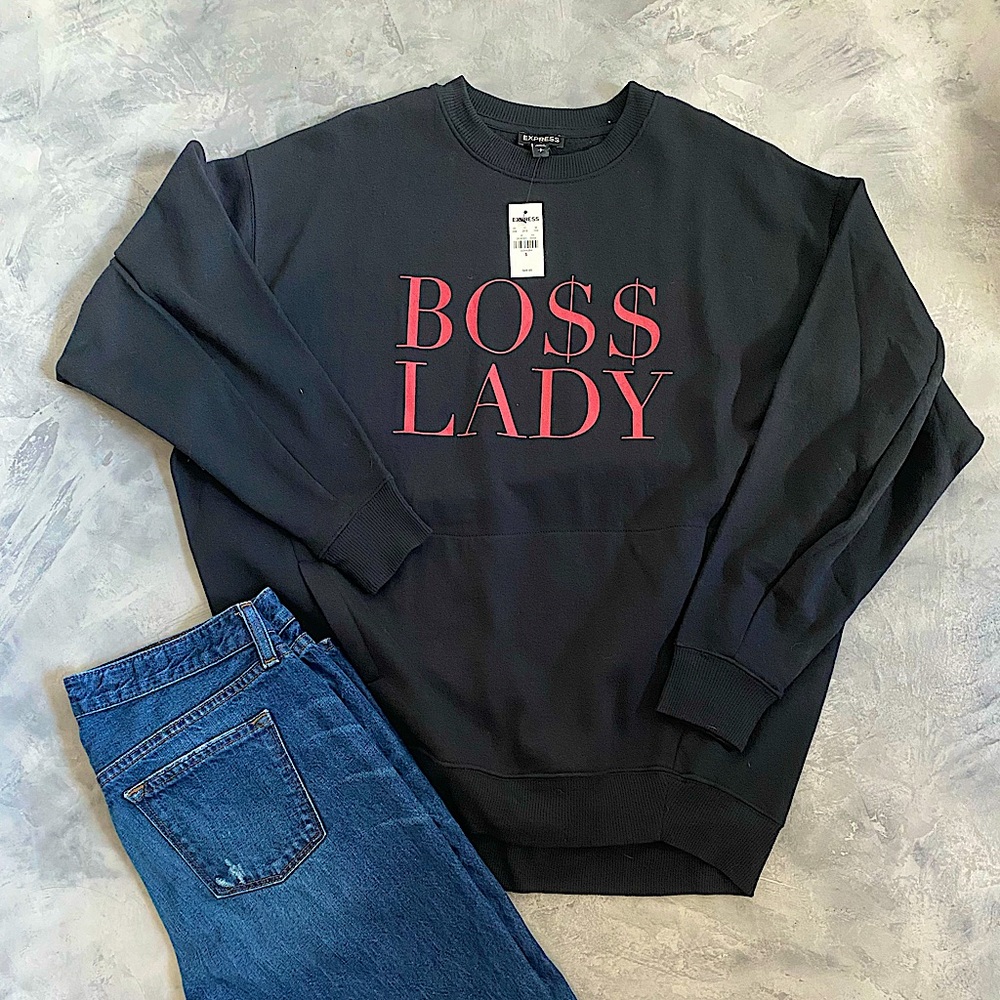 SOLD ❤️NWT EXPRESS Oversized Sweatshirt!